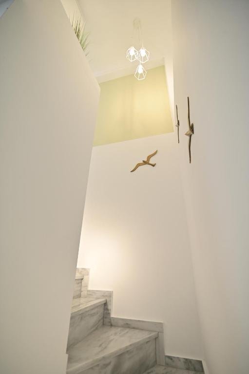 Elegant Staircase — White Coral